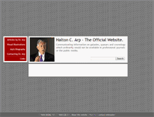 Tablet Screenshot of haltonarp.com
